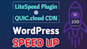 do wordpress speed optimization using litespeed cache plugin and quic cloud CDN