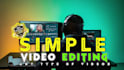simple youtube video editing or social media video editing