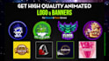create discord animated logo, server banner, channel banners