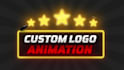 create a professional logo animation intro and outro