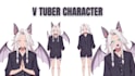 design and rig 2d vtuber model, live 2d model, 2d anime, 2d vtuber studio avarta