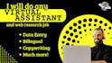 work as a virtual assistant for you