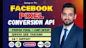 setup facebook pixel conversion API, fix meta pixel,server side tracking via GTM