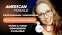 record female voice over for canva and powerpoint slides and convert to video