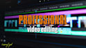 do professional video editing