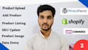 upload, product listing, add products to woocommerce shopify store