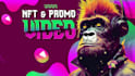 make pro nft video, dynamic nft video or crypto, nft promo, ai promo
