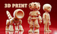 sculpt 3d characters, models, action figures, toys, creature stl for 3d printing