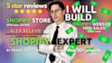 build, design, create shopify store, shopify website, shopify dropshipping store
