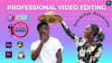 do professional video editing edición de vídeo profesional  in 24 hours