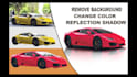 edit car photos, remove background, add shadow, and change car color