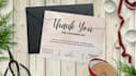 design beautiful thank you and invitation cards