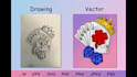 turn your hand drawing to vector, drawing to digital art, digitize drawing
