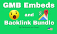 make 200 map gmb embeds, plus 200 contextual backlinks