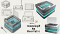 create realistic 3d modeling and rendering for products
