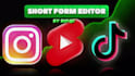 edit viral instagram reels, youtube shorts, and tiktoks