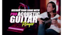 record pro acoustic or electric guitar session tracks