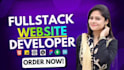 develop a custom responsive react full stack website