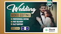 edit an elite cinematic wedding film and highlight trailer