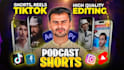 edit your podcast into engaging short form video clips