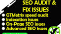 fix technical SEO issues and site audit by screaming frog