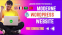 teach you everything to create your wordpress website