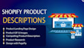 write shopify product description with product GIF images or pagefly