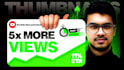 design high CTR custom youtube thumbnails