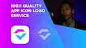 design modern app icon logo
