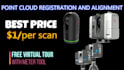 register, align and georeference point cloud scans