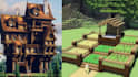 build custom minecraft farms, survival base, spawn structures