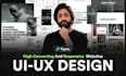 design responsive website UI UX in figma