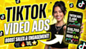 create ecommerce dtc tiktok video ads for increase sales