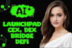 blockchain developer agentic ai agent dapps cex dex defi erc8004
