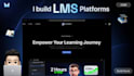 build a modern lms website for online courses and learning