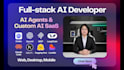 build ai agent, ai web apps, ai saas, ai developer