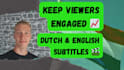 create professional dutch and english subtitles in srt