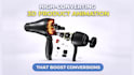 make custom 3d product hero launch animation video for ecommerce ads
