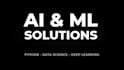do machine learning, data science and deep learning projects for you