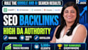 do SEO backlinks high da authority link building for google rankings