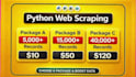 python web scraping data extraction and web scraper using python