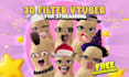 custom 3d ar vtuber filter for lens studio ready to stream
