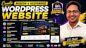 create responsive wordpress website design, redesign, landing page