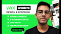 design, redesign professional wix website, wix studio, landing page with SEO