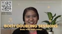 be your adhd body double and accountability partner