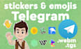 create animated telegram stickers and emojis