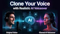 clone your voice with realistic ai voiceover