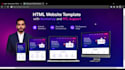 create HTML website template with bootstrap and rtl support