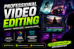 do professional video editing in low price