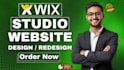 build wix website design, wix redesign, wix website development with wix studio